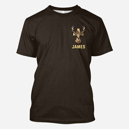 Hunter’s Creed – Personalized Trophy Hunting All Over Print Shirt