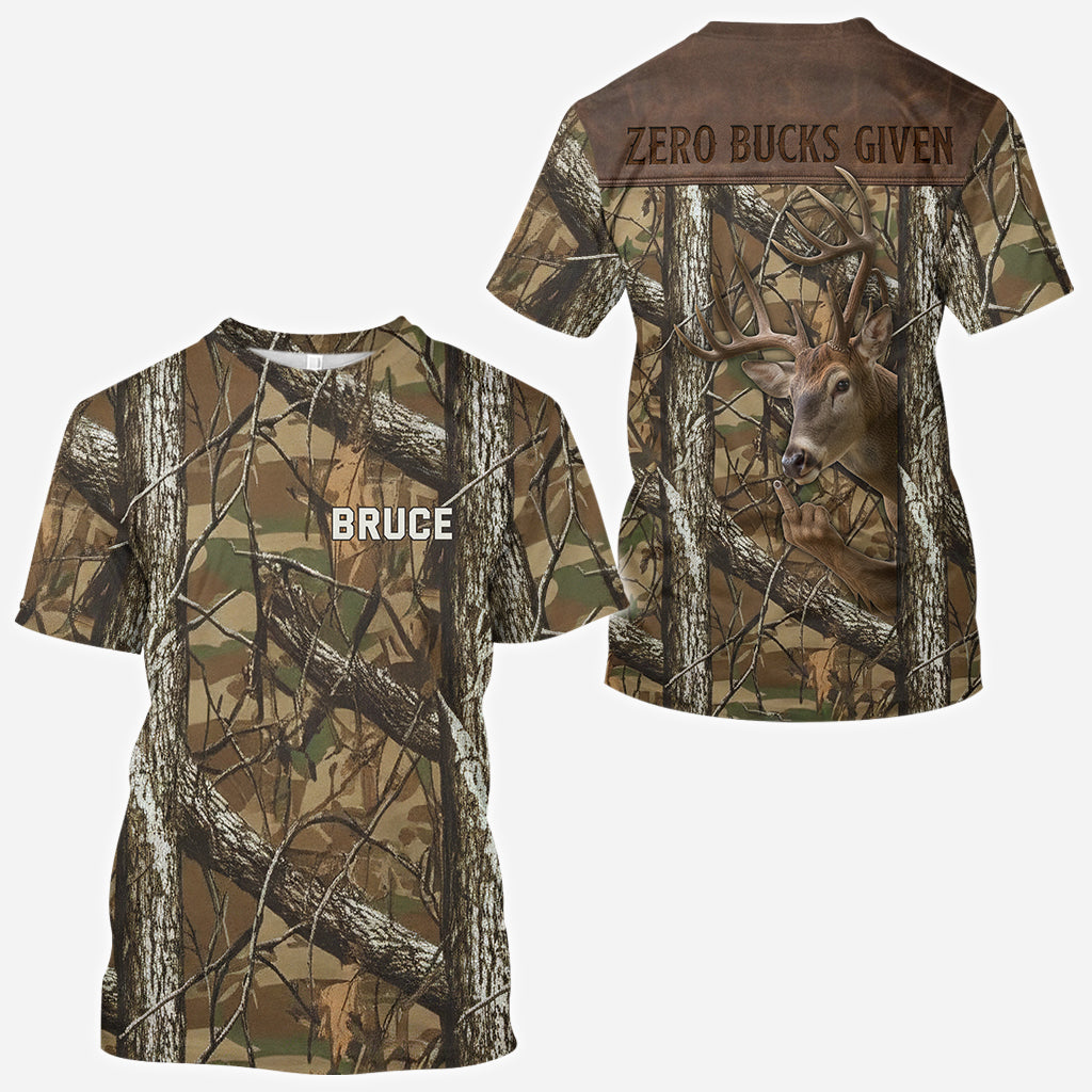 No Bucks Left Standing – Personalized Hunting All Over Shirt