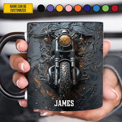 Vintage Bike - Personalized Biker Accent Mug