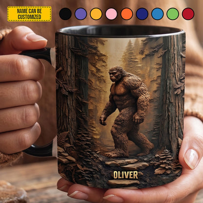Forest Wanderer – Personalized Bigfoot Accent Mug