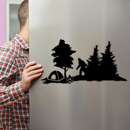Bigfoot Camping Magnet