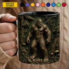 Personalized Bigfoot Accent Mug