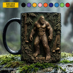 Personalized Bigfoot Accent Mug