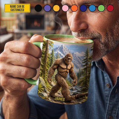 Mountain Wanderer – Personalized Bigfoot Accent Mug
