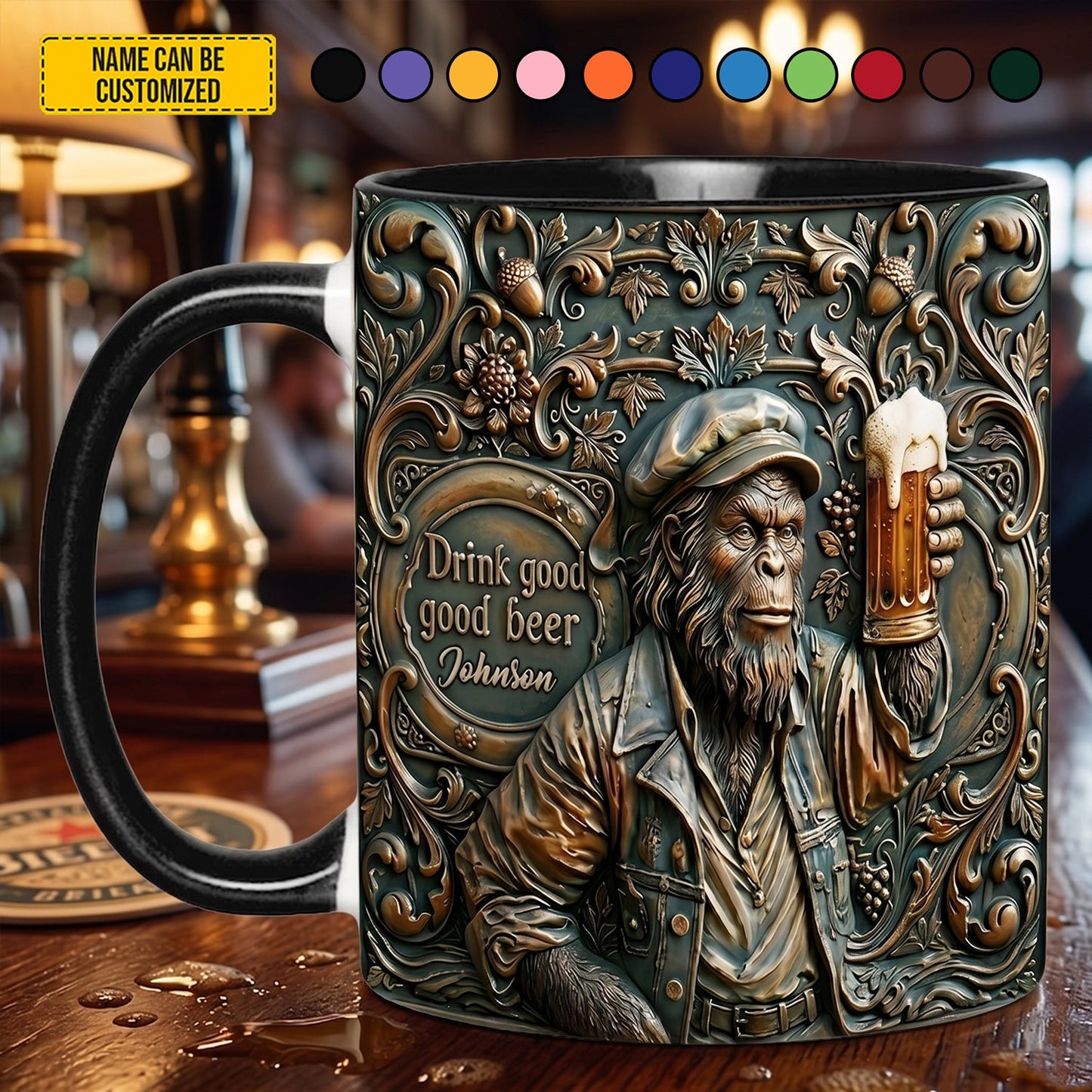 Bigfoot’s Brew – Personalized Beer Lover Accent Mug