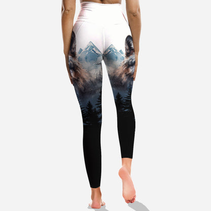 Spirit of the Wolf – Personalized Country Hoodie And Leggings