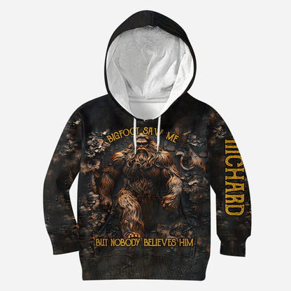 Bigfoot Saw Me - Personalized Camping All Over Shirt