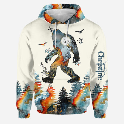 Bigfoot In To The Forest I Go - Personalized Camping All Over Print