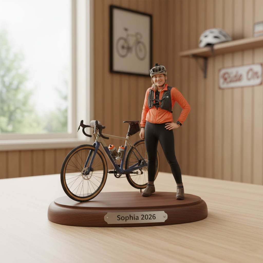 A Life on Two Wheels – Personalized Cycling Acrylic Plaque