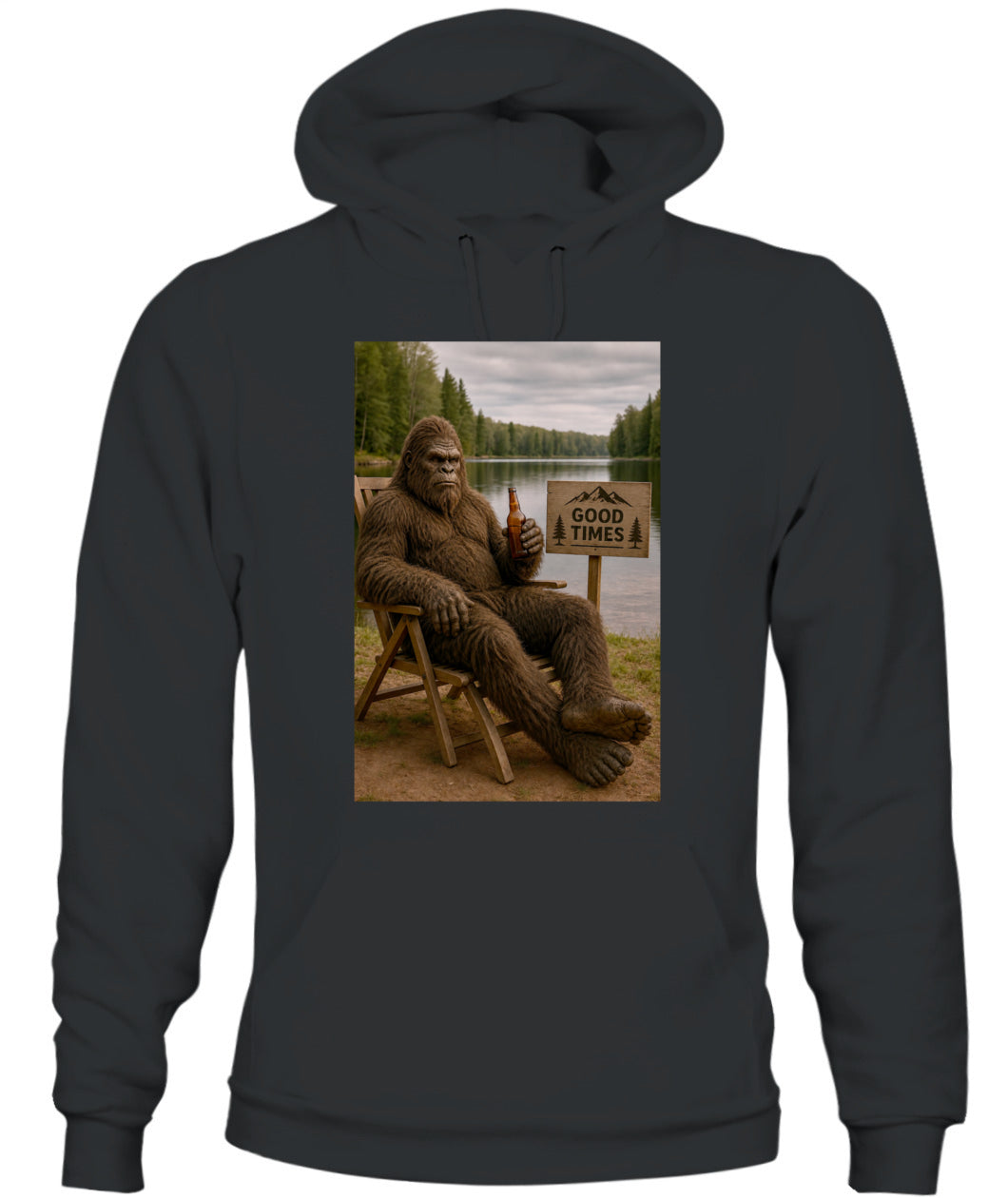 Good Times in the Wild – Bigfoot Camping Shirt