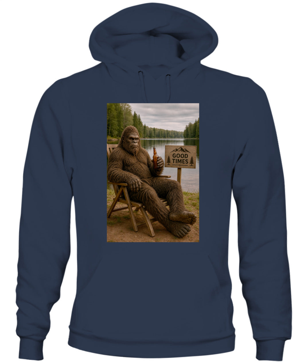 Good Times in the Wild – Bigfoot Camping Shirt