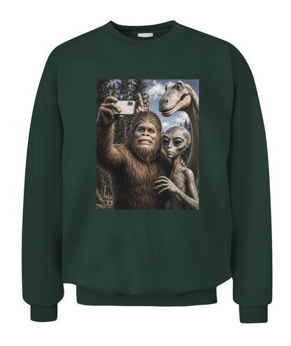 Legendary Creatures Selfie – Retro Outdoor Humor Tee