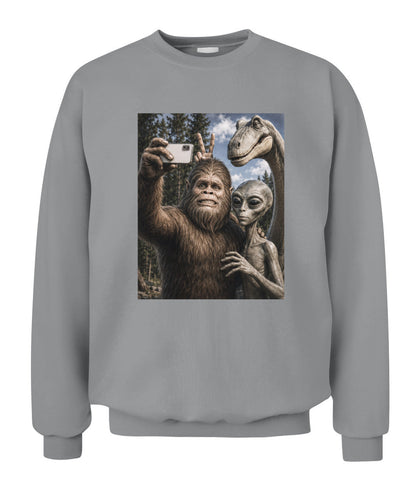 Legendary Creatures Selfie – Retro Outdoor Humor Tee