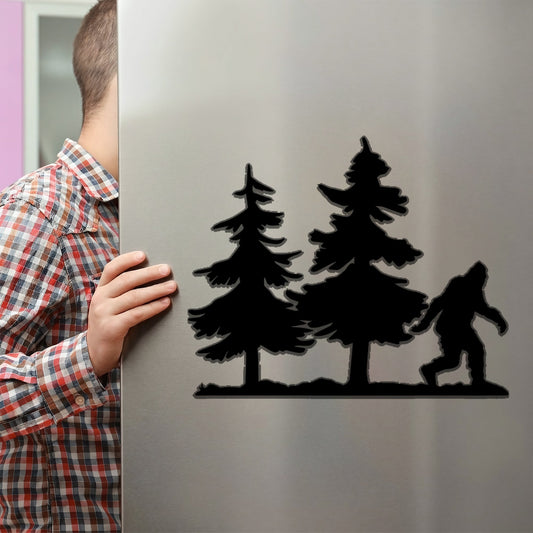 Bigfoot Pine Forest Magnet