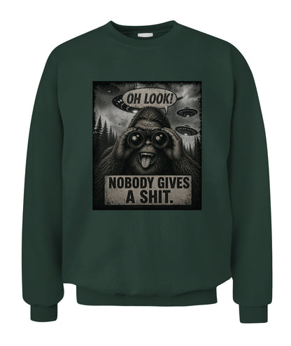Oh Look! Nobody Gives A Shit – Funny Bigfoot Shirt