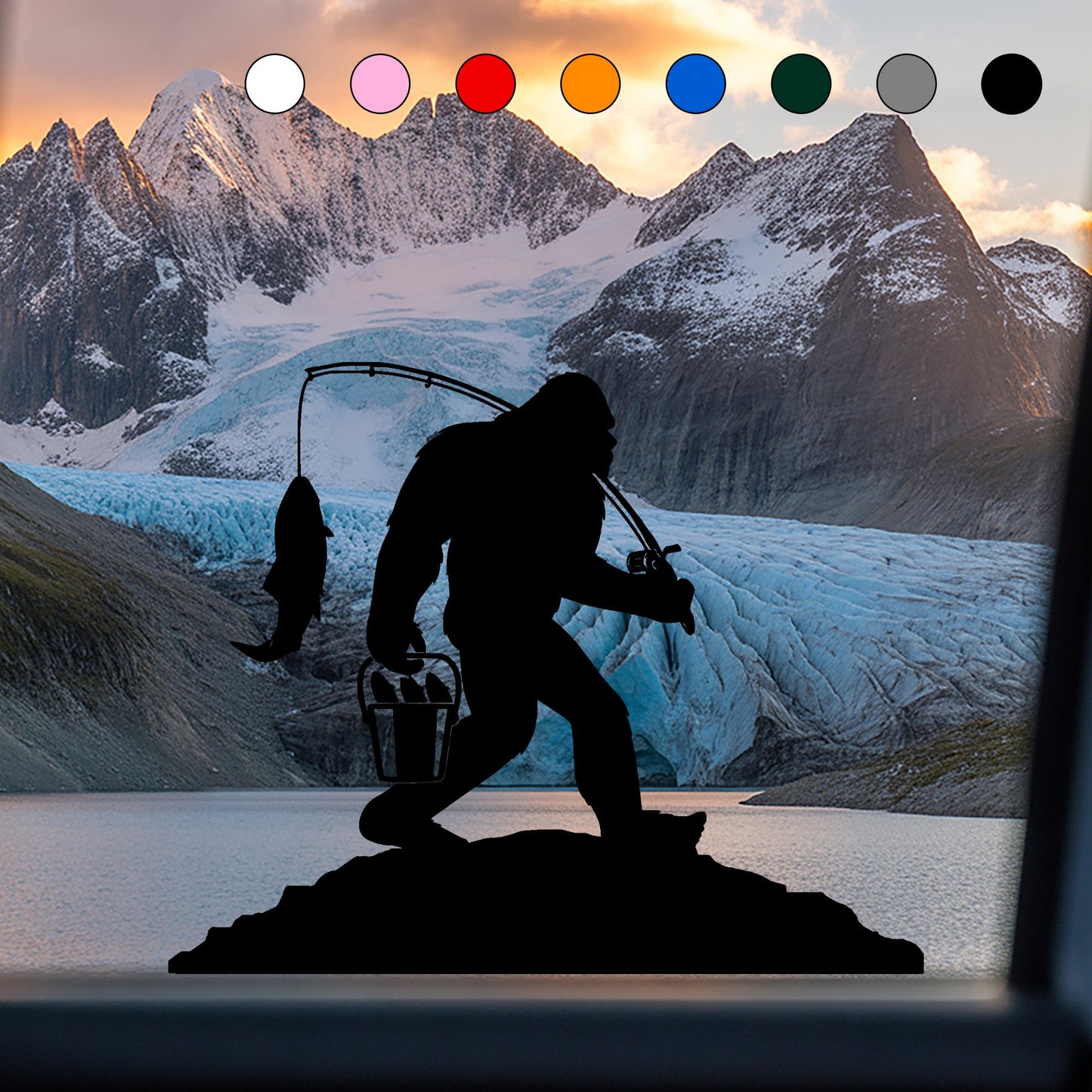 Sasquatch Reel Time Sticker