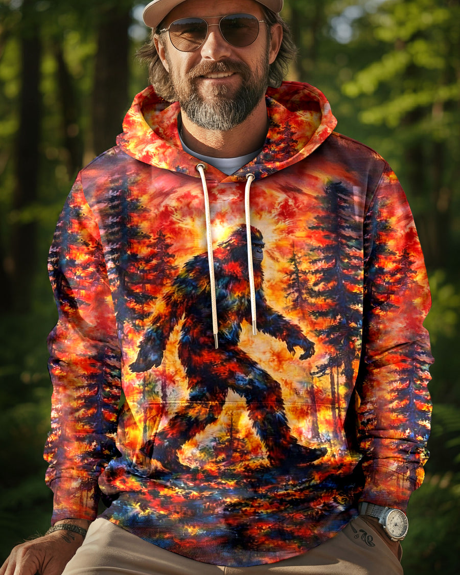THE FOREST WALKER BIGFOOT ALL OVER PRINT SHIRT