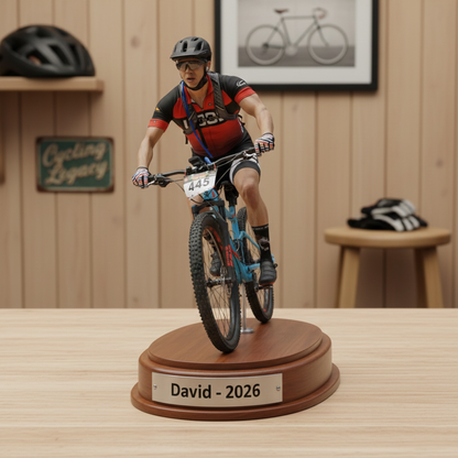 A Life on Two Wheels – Personalized Cycling Acrylic Plaque