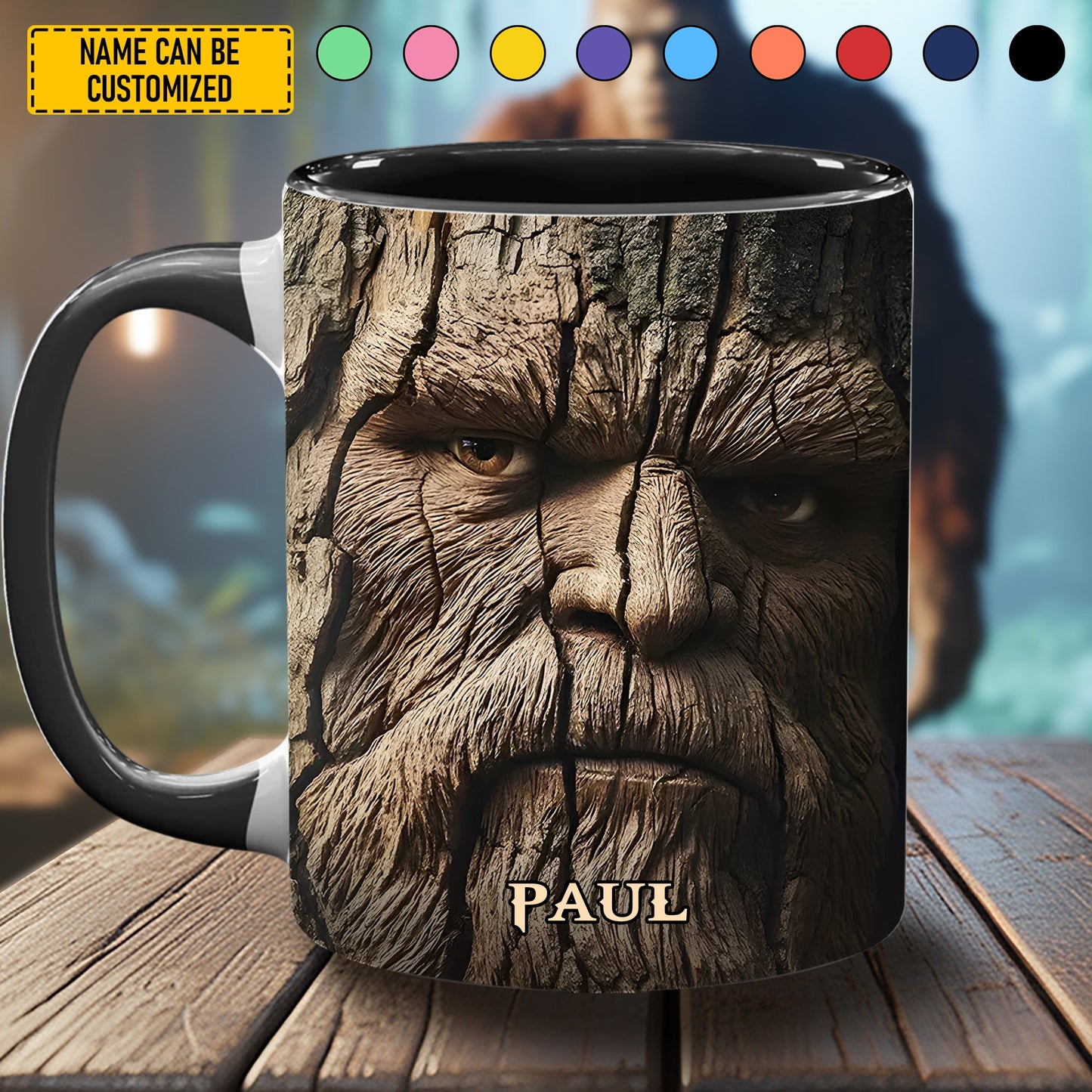 Funny Bigfoot Coffee Accent Mug