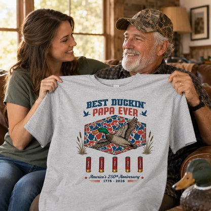 Best Duckin' Papa Ever – Personalized Hunting Shirt