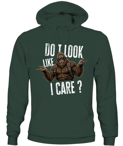 Do I Look Like I Care? – Funny Unbothered Bigfoot Shirt