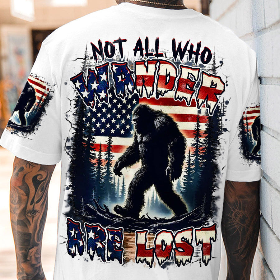 NOT ALL WHO WANDER ARE LOST ALL OVER PRINT