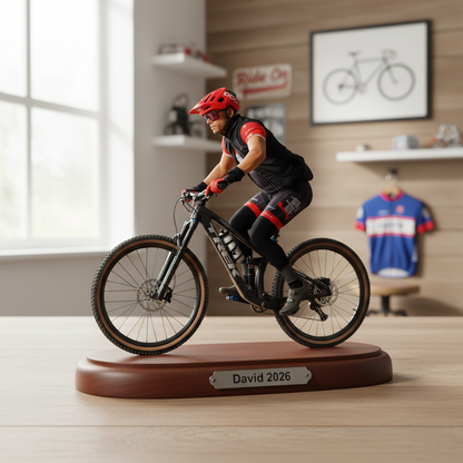 A Life on Two Wheels – Personalized Cycling Acrylic Plaque