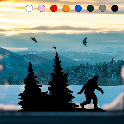 Bigfoot Windshield Stickers