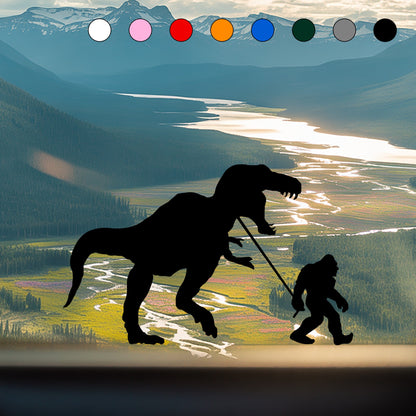 Dino Walker Bigfoot Sticker