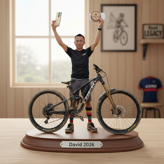 A Life on Two Wheels – Personalized Cycling Acrylic Plaque