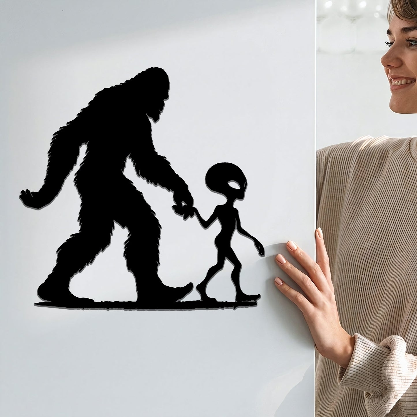 Bigfoot Meets Alien Magnet