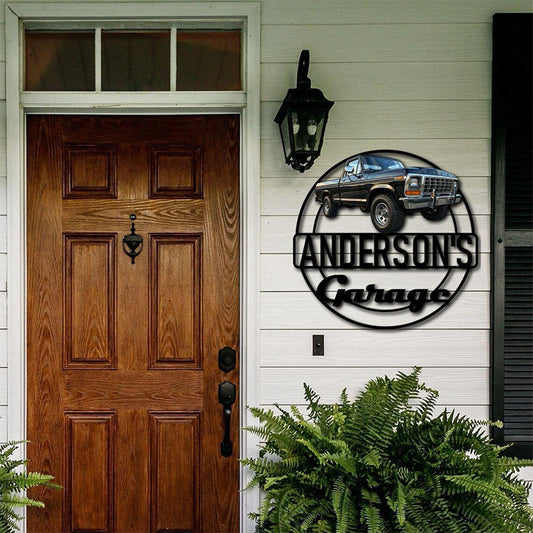 Personalized Custom Photo Classic Car Metal Sign