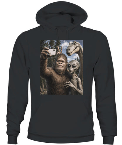 Legendary Creatures Selfie – Retro Outdoor Humor Tee