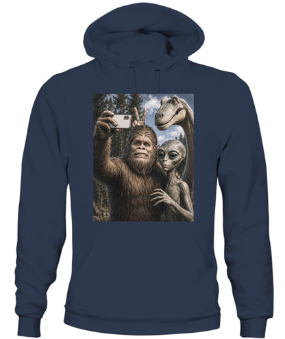 Legendary Creatures Selfie – Retro Outdoor Humor Tee