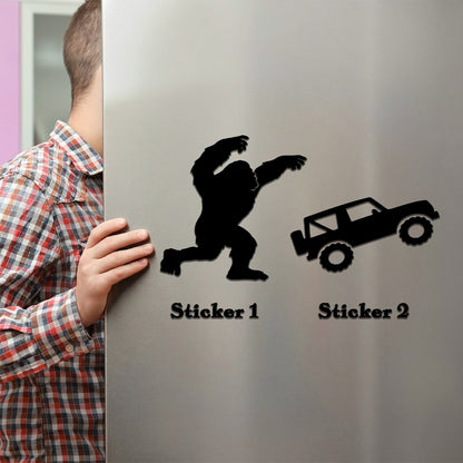 Bigfoot Jeep Magnet