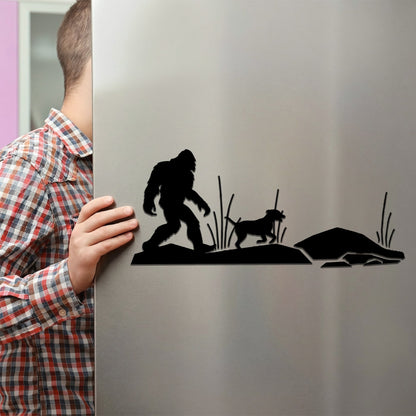 Bigfoot Dog Magnet