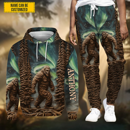 Bigfoot In Jungle – Personalized Hoodie and Sweatpants