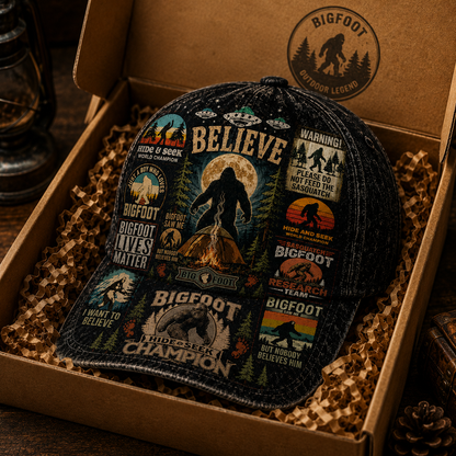 Believe In Bigfoot – Vintage Sasquatch Classic Cap