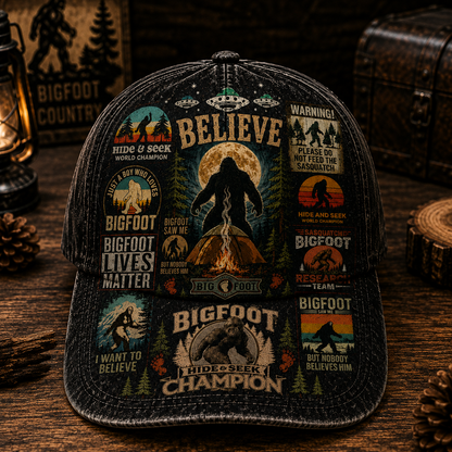Believe In Bigfoot – Vintage Sasquatch Classic Cap