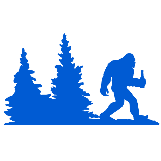 Bigfoot Windshield Sticker