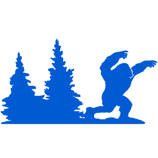 Bigfoot Windshield Sticker