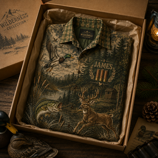 Hunting & Fishing Life – Personalized Hawaiian Shirt