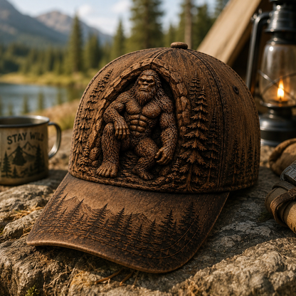 Bigfoot Adventure Classic Cap – Vintage Outdoor Hat
