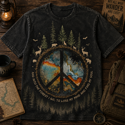Into The Forest I Go To Lose My Mind And Find My Soul – Vintage Nature All-Over Print Shirt