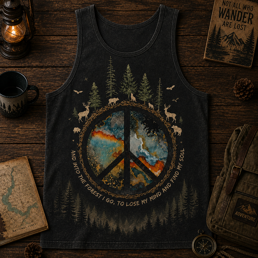 Into The Forest I Go To Lose My Mind And Find My Soul – Vintage Nature All-Over Print Shirt