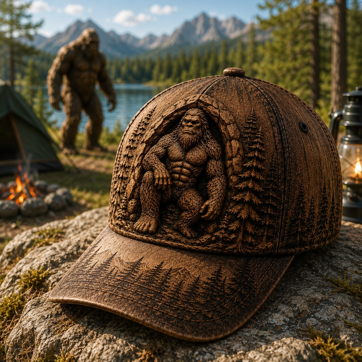Bigfoot Adventure Classic Cap – Vintage Outdoor Hat
