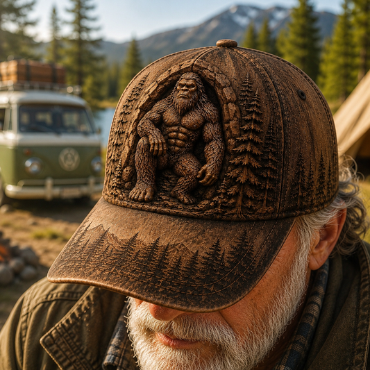 Bigfoot Adventure Classic Cap – Vintage Outdoor Hat
