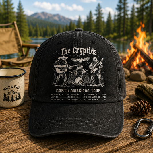 The Cryptids North American Rock Tour - Vintage Cap