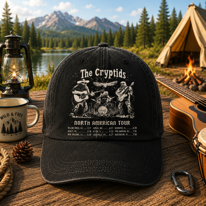 The Cryptids North American Rock Tour - Vintage Cap