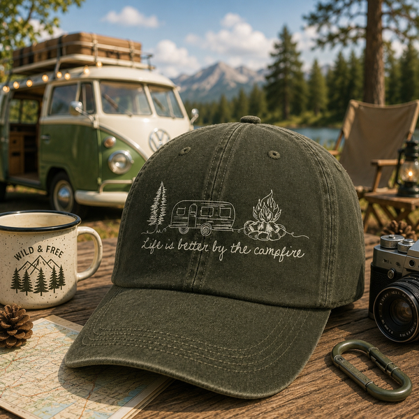 Life Is Better By The Campfire - Vintage Cap